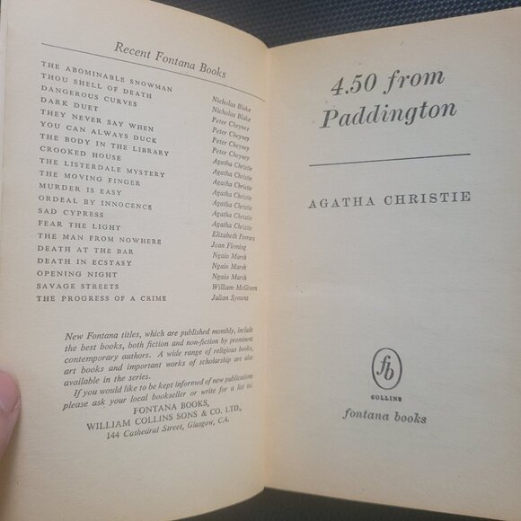 Vintage Agatha Christie - 4:50 From Paddington 1961 - Picture 6 of 7